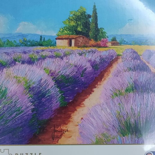 Puzzle 500 pieces landscape with lavender Clementoni new