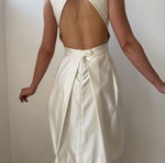 Cocktail dress λευκό, σαν καινούργιο, μέγεθος S