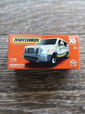 Matchbox Nissan NV Van Powergrab toy car new