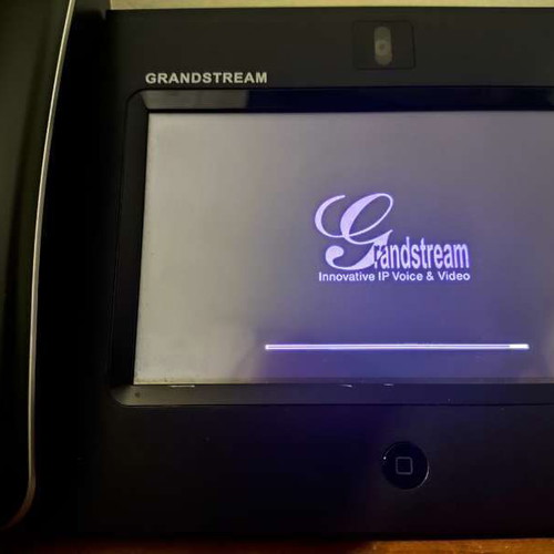 Grandstream GXV3175 7'' Touchscreen VoIP Multimedia Phone like new, wired, black