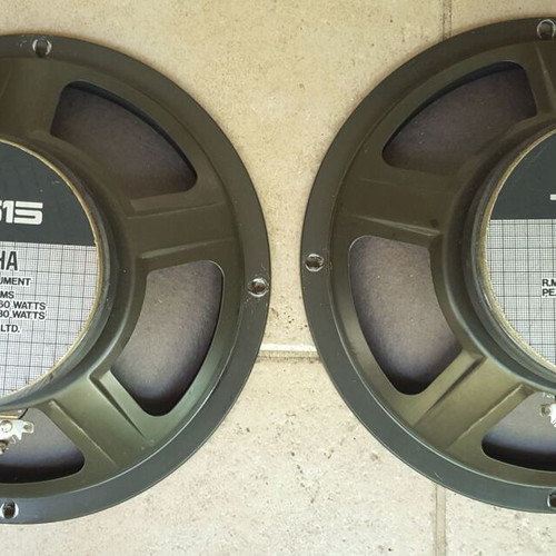 Yamaha guitar speakers 10" used from G50 210 amplifier