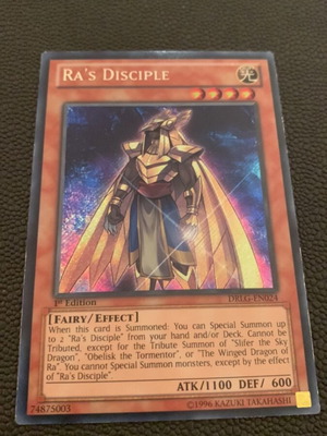 Ra’s Disciple Yu-Gi-Oh! card 1st edition like new