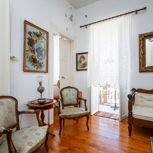 Neoclassical house in Ermoupoli Syros with view and verandas