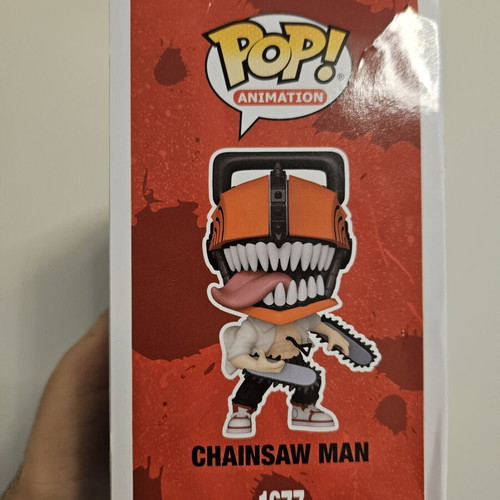 Chainsaw Man #1677 Chase Funko Pop used with box damage