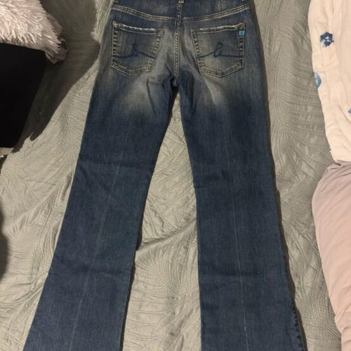 Flare jeans BSB Sophie vintage used, size M 38 10, blue