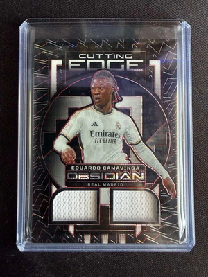 Panini Obsidian 23/24 Eduardo Camavinga Cutting Edge Patch κάρτα Real Madrid σαν καινούργιο