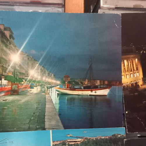 Card postal Thessaloniki used, set of 9 from 70s 80s