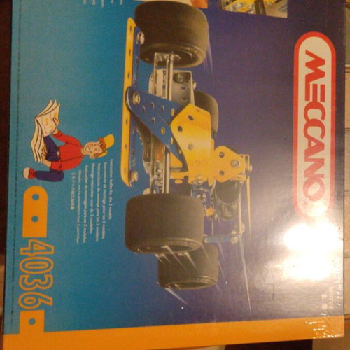 Meccano construction set model 4036 new, build up to 3 models