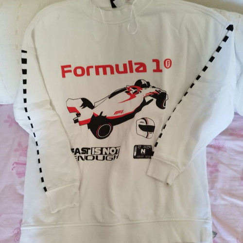 H&M Divitto sweatshirt used, size M, formula theme