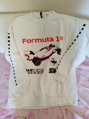 H&M Divitto sweatshirt used, size M, formula theme