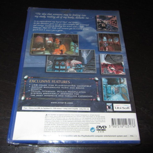 Myst III Exile Sony PlayStation 2 game new sealed
