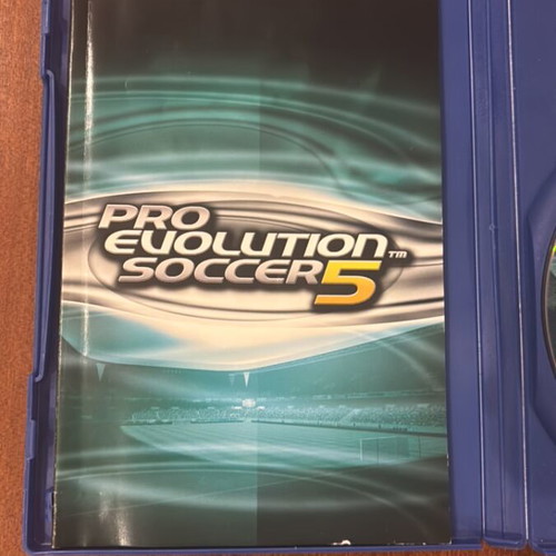 Pro Evolution Soccer 5 PS2 game used, complete with manual