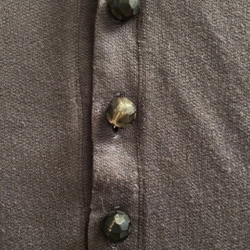 Twisted Classics blouse romantic used, gray, size Medium