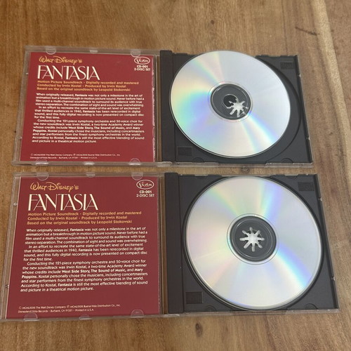 Disney Fantasia Motion Picture Soundtrack 2 CD set used