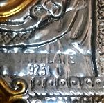  Εικόνα της Παναγίας με ασημί και χρυσό 24Κ