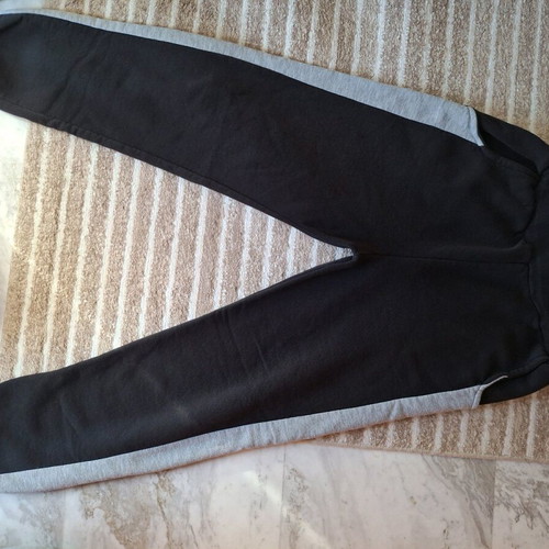 Kids sportswear used for 14 years old, black and grey