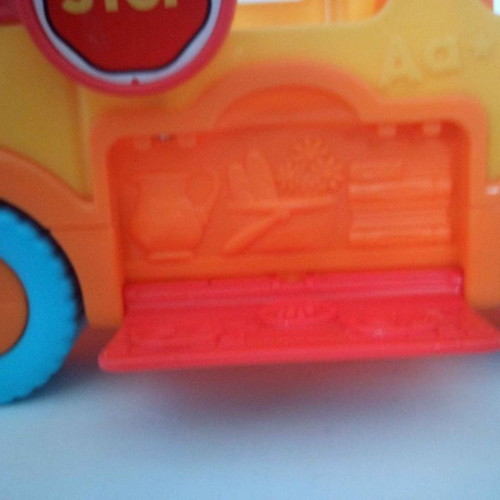 Leap Frog children's school bus used with figure