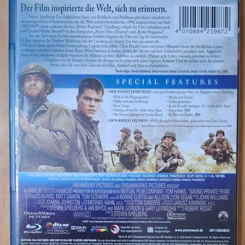 Saving Private Ryan special edition double Blu-ray set new