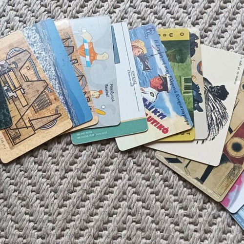 Greek phone cards used, pack of over 80