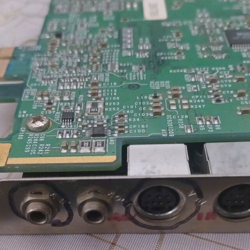 Canopus NHX-E2 video capture card used, PCI express