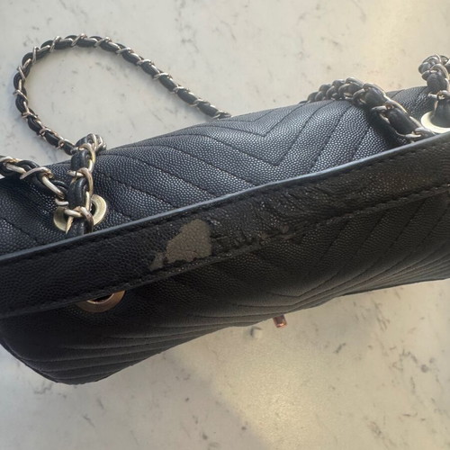 Bag crossbody black like new, medium size