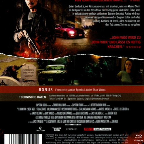 Silent Night Blu-ray new, action, German subtitles