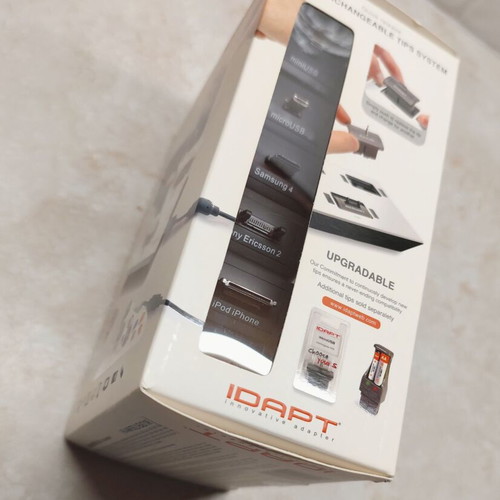 Idapt i4 Universal Charging Station Adapter with 6 Tips, new