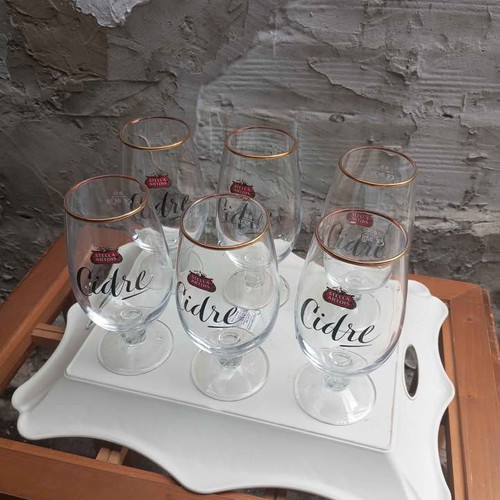 Glasses set of 6 new