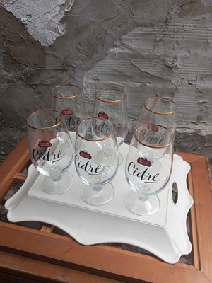 Glasses set of 6 new