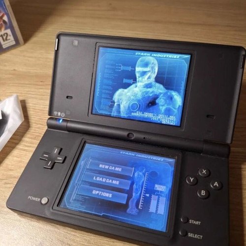 Nintendo DSi Black like new with IronMan DS game and USB charger