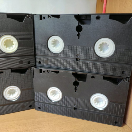 VHS set used with Pirates of the Black Galaxy, Kontorevythoulis, Santa Claus, Red Riding Hood