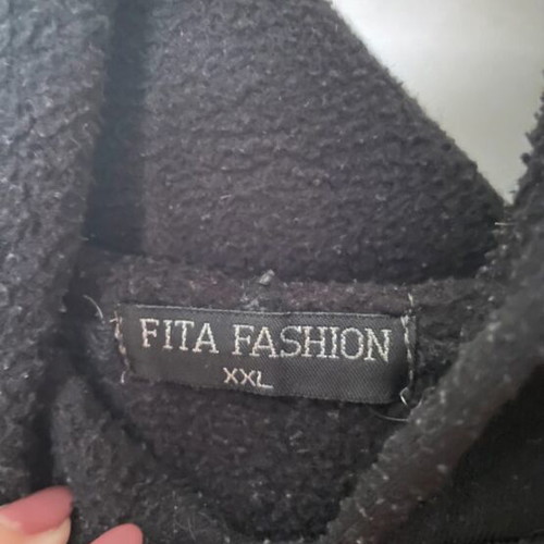 Black hoodie like new, large size, warm
