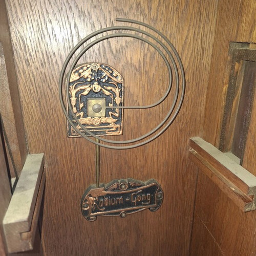 Wooden Radium wall clock used with vintage pendulum
