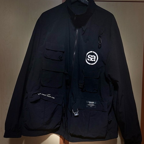 Sneakaces Black Utility Jacket XL like new