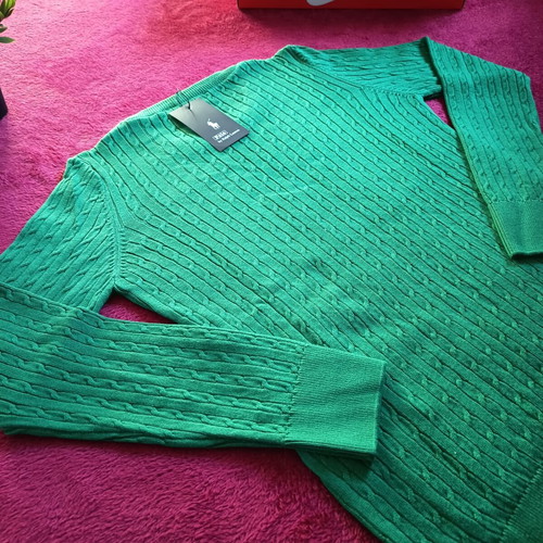Ralph Lauren Knit Polo Size L New With Tags Green