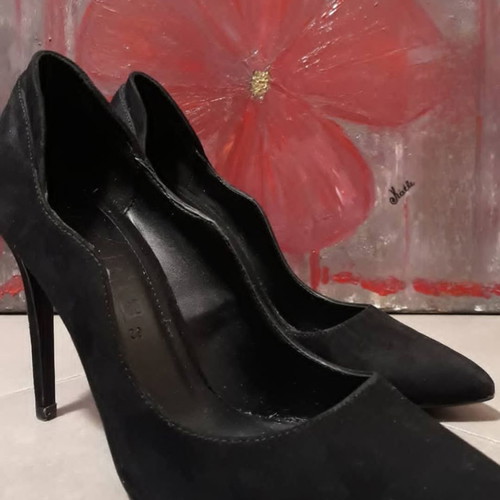 Bershka black pumps used, size 39