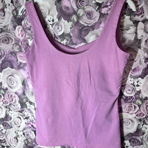Pink women's top with thin straps size S like new
