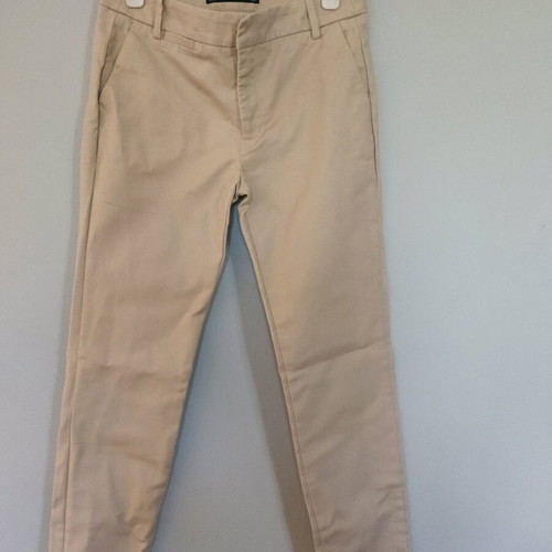 Zara fabric pants like new, beige, size XS