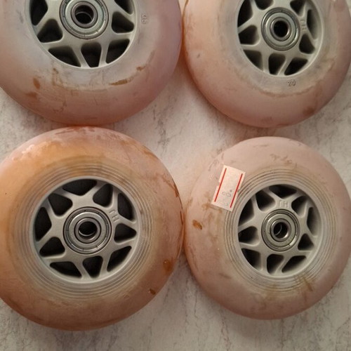 Wheels with bearings new, set of 4 for stroller