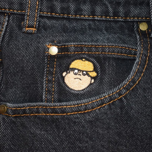 Butter Baggies Jeans Men Size 36 Vintage used, black