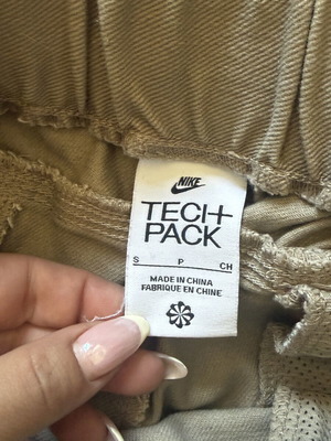 Nike Tech Pack pants, beige, size S