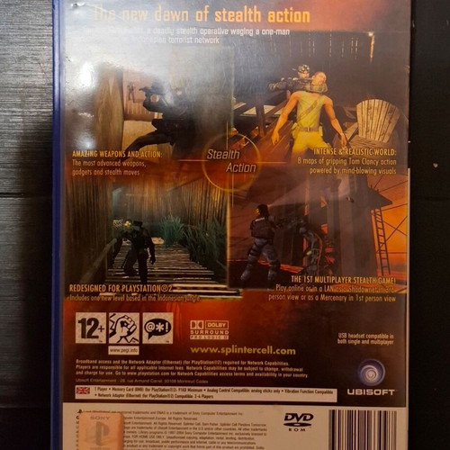 Tom Clancy's Splinter Cell Pandora Tomorrow PS2 used