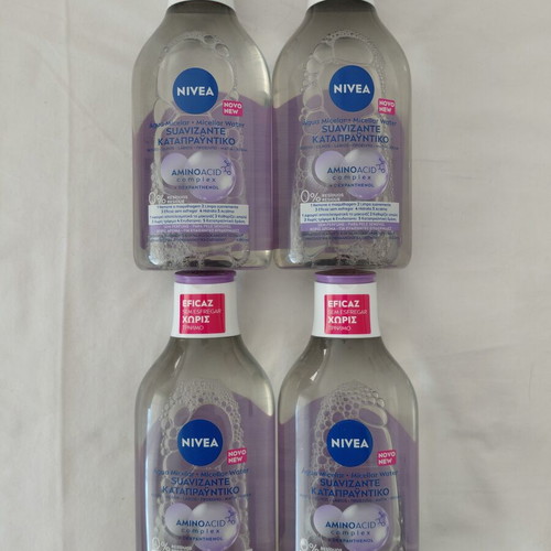 Nivea Micellar Water pack of 4, 400ml, new