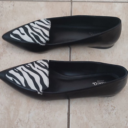Migato flat shoes new, pony skin, size 39