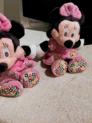 Mini Maous Disney plush rattles like new, height 27cm