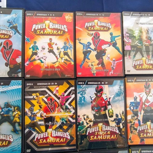 Power Rangers Super Samurai DVD complete series 44 episodes like new, dubbed