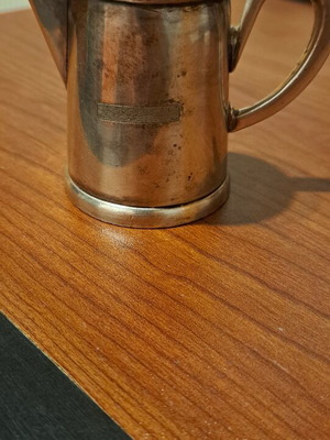 Silver-plated antique small milk jug Hacker like new