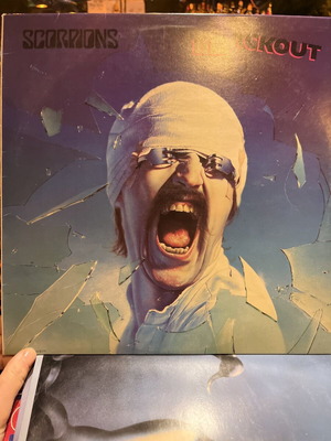 Scorpions Blackout LP used, classic 1982 hard rock album