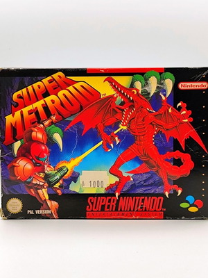 Super Metroid SNES Complete in Box used PAL ESP Super Nintendo