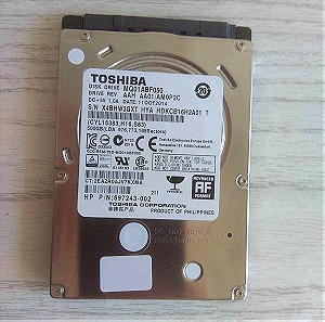 Toshiba 500GB SATA3 2,5" με 129 ημέρες λειτουργίας